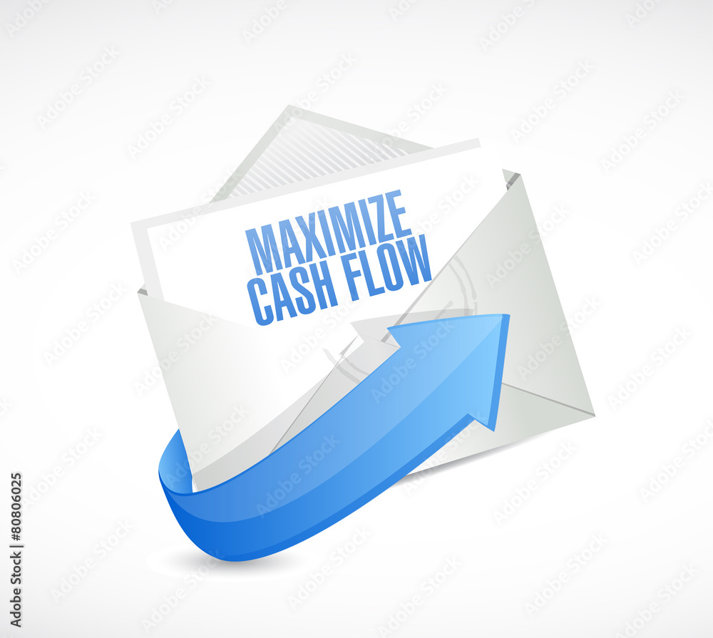 maximize cash flow email sign illustration design maximize cash flow email sign illustration design