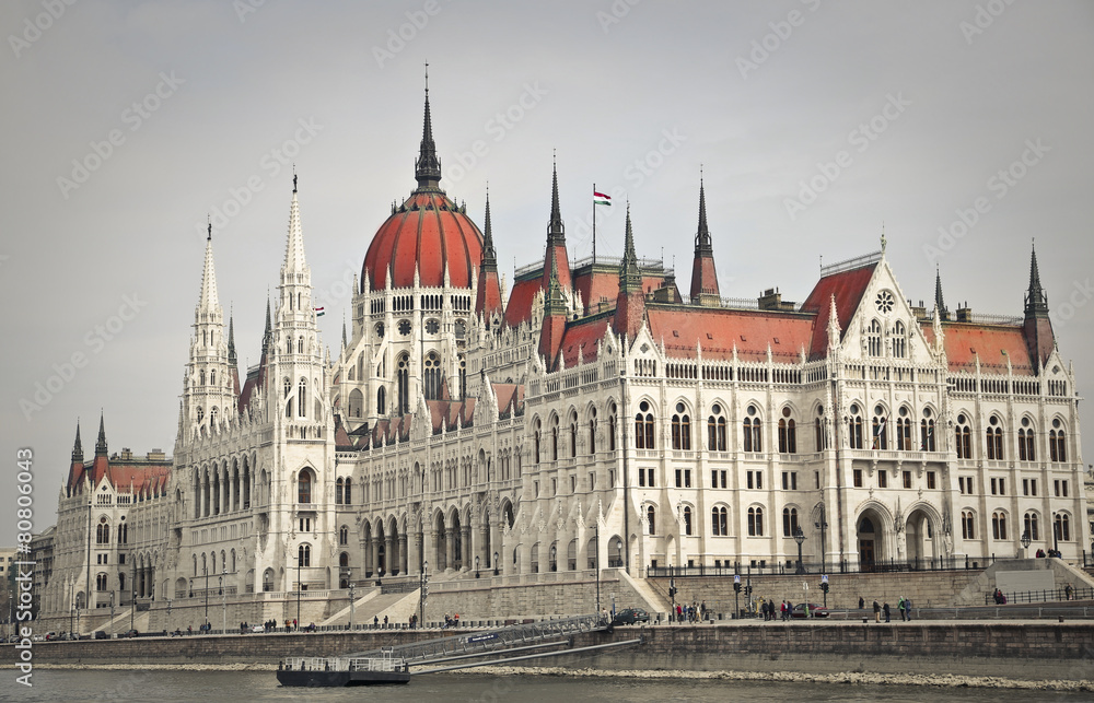 View of the hungarian Parliament