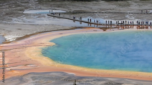 Grand Prismatic Spring, Yellowstone National Park, Wyoming, USA