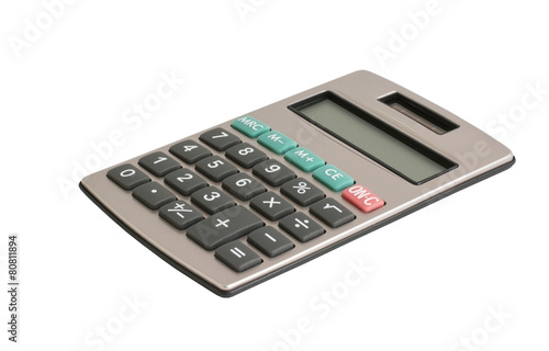 Calculator with a solar battery