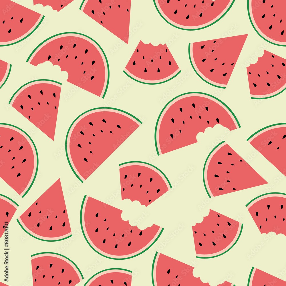 Watermelon Seamless Pattern