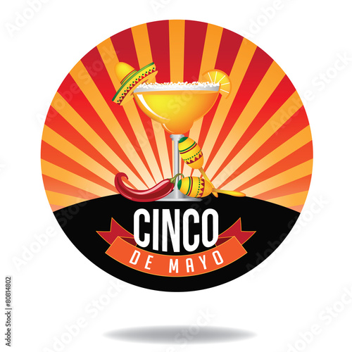 Cinco De Mayo burst icon