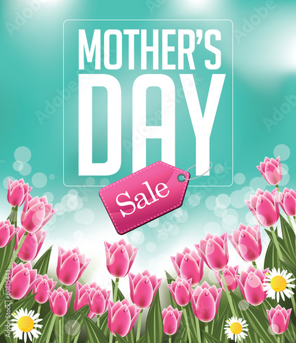 Mother's Day sale tulip design