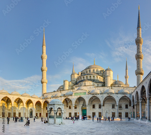 Canvas Print Blue mosque (Sultan Ahmed Mosque), Istanbul, Turkey