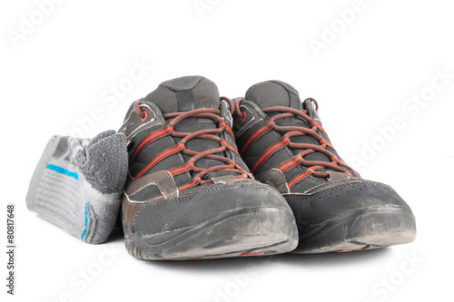 Used summer hiking shoes