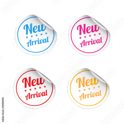 New Arrival Stickers