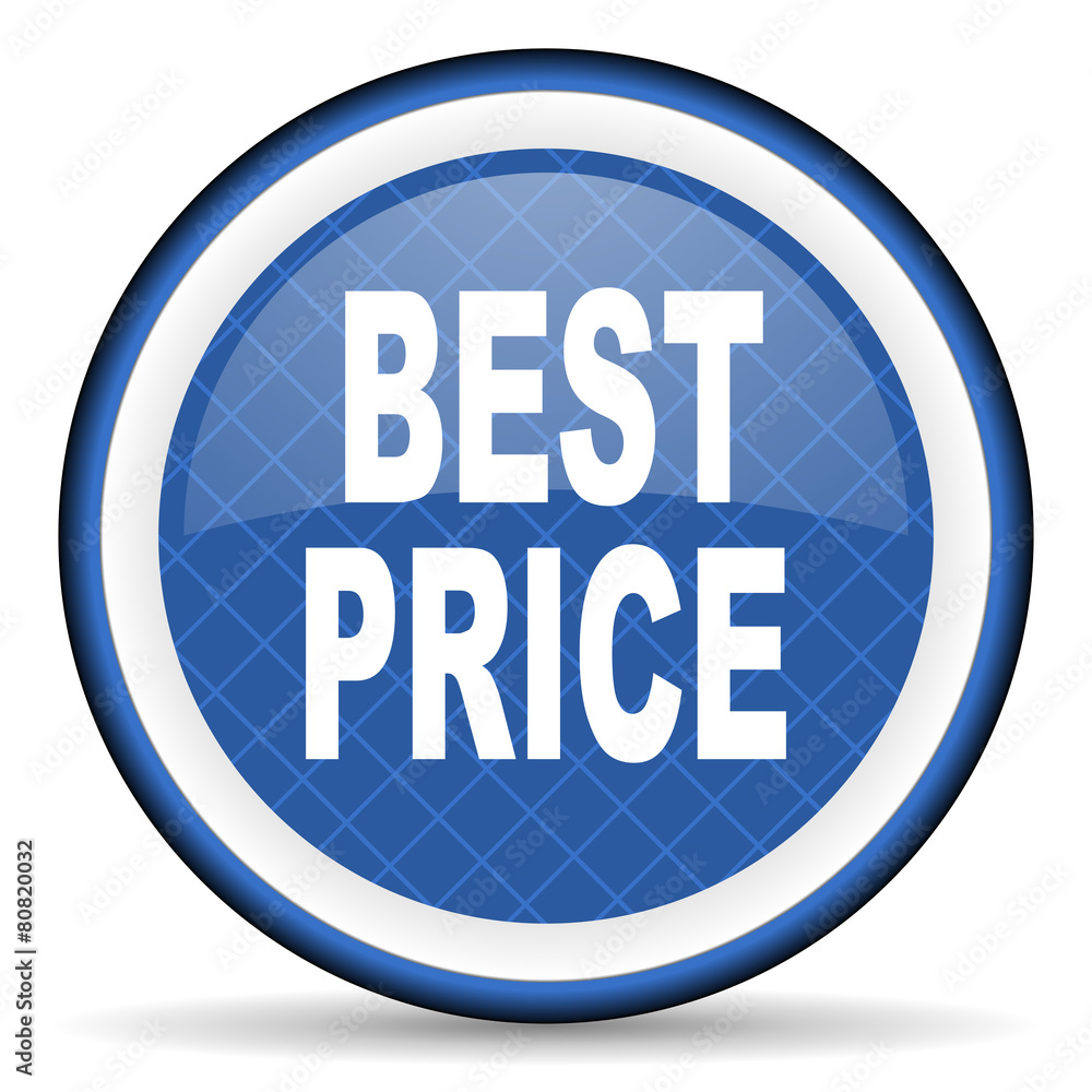 best price blue icon