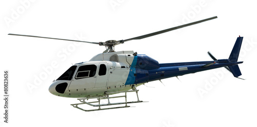 Travel helicopter with working propeller