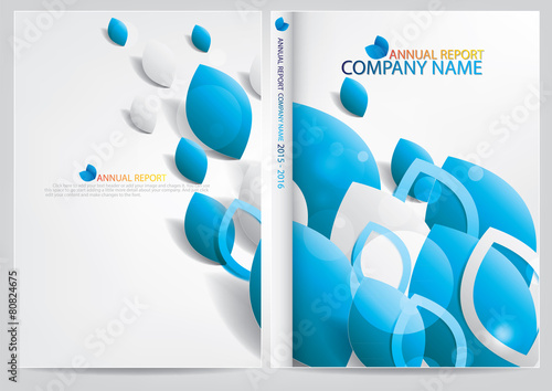Annual report cover design