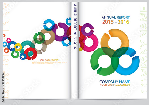 Annual report cover design