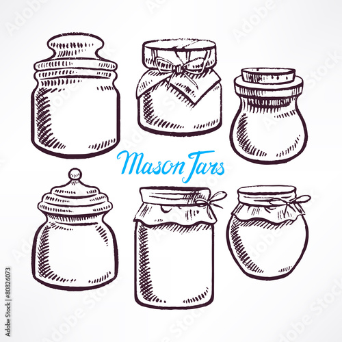 sketch mason jars - 2