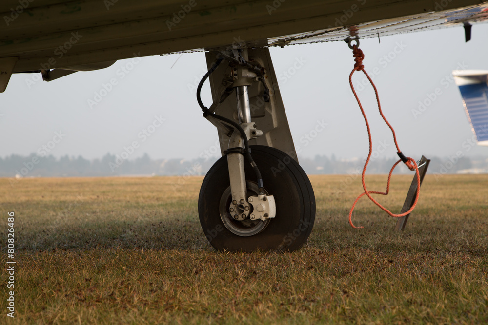 Retractable landing gear of single-engine aircraft. Retractable landing gear of single-engine aircraft.