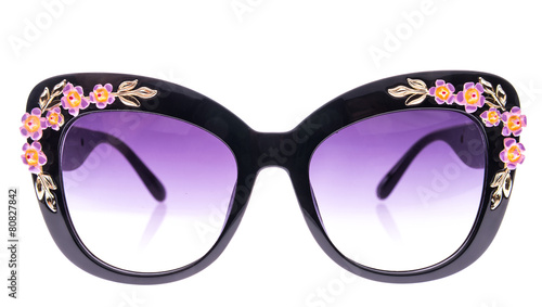 Decorated with rhinestones sunglasses