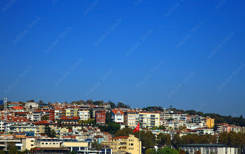 View of the Yildiz (Besiktas), Istanbul.