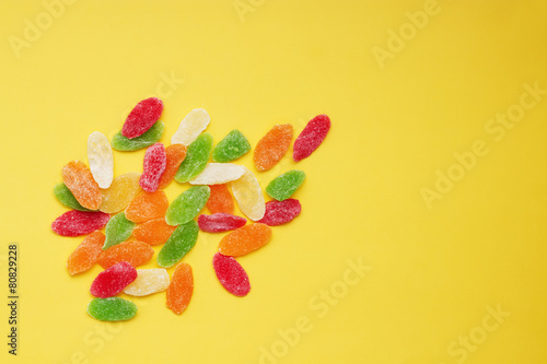 Candied dried fruits