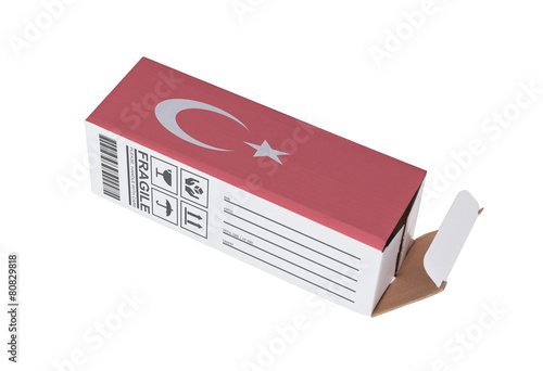 Concept of export - Product of Turkey