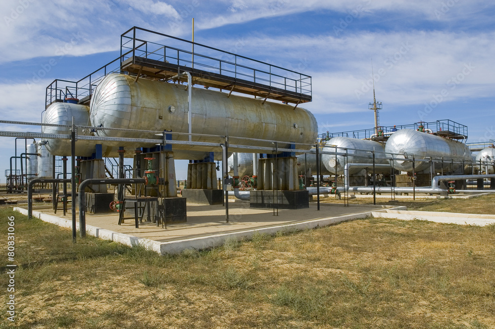 Obraz premium Oil tanks