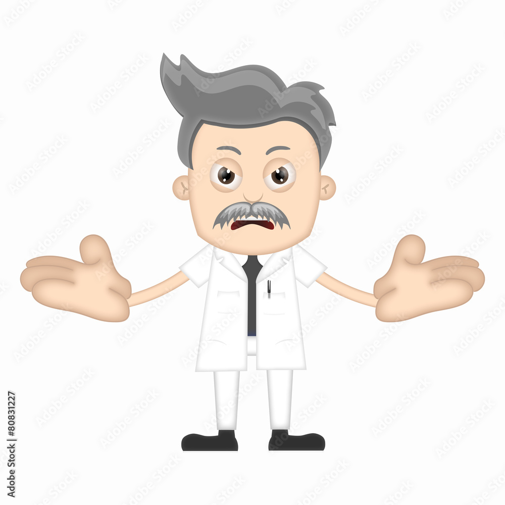 Ben Boy scientist angry cartoon character professor Ben Boy scientist angry cartoon character professor