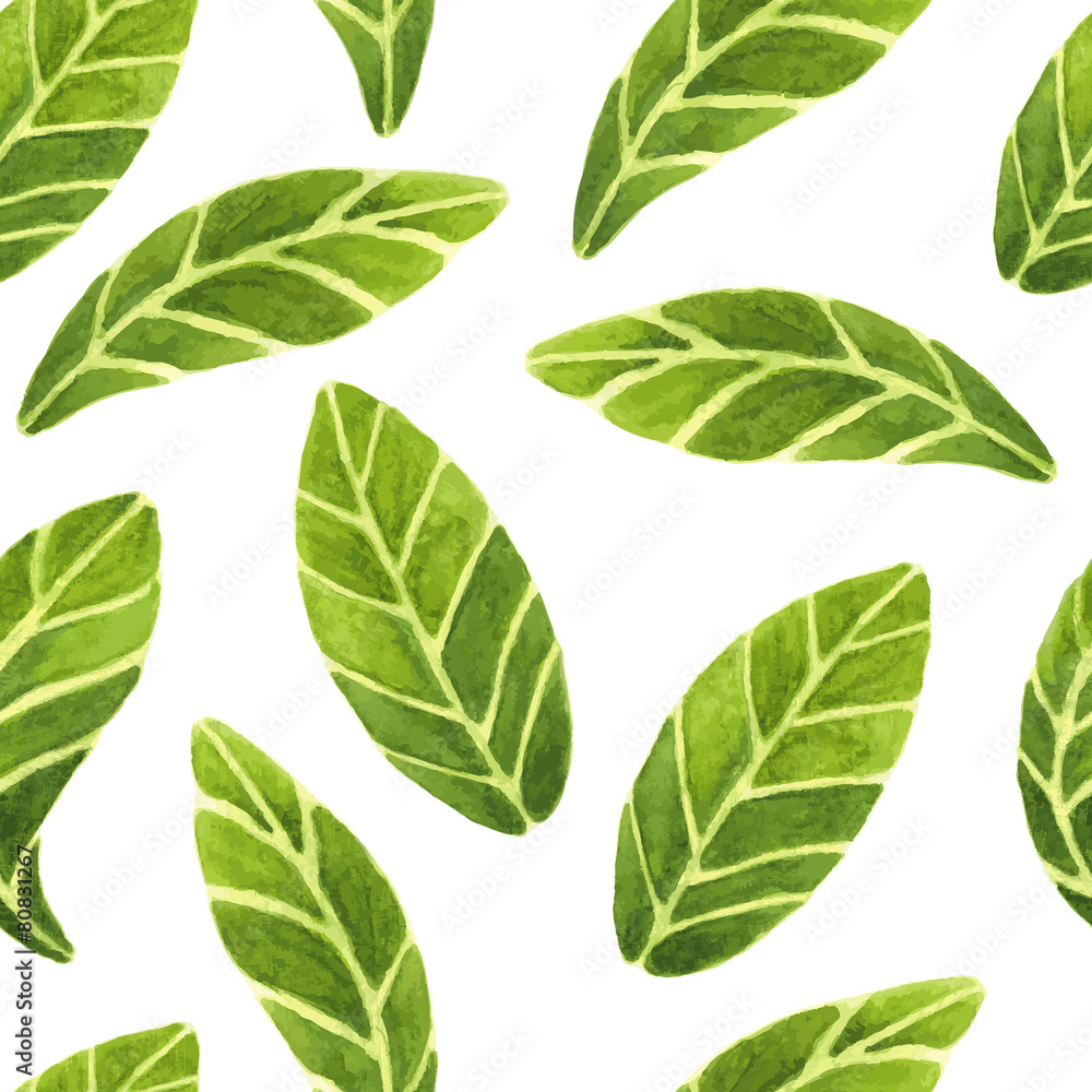 watercolor leaves pattern watercolor leaves pattern
