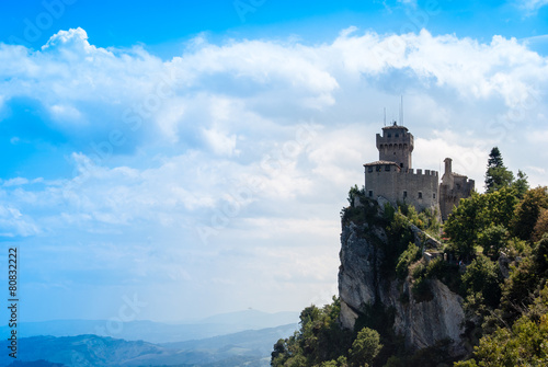 Beautiful view of the medieval fortress De La Fratta or Cesta  photo
