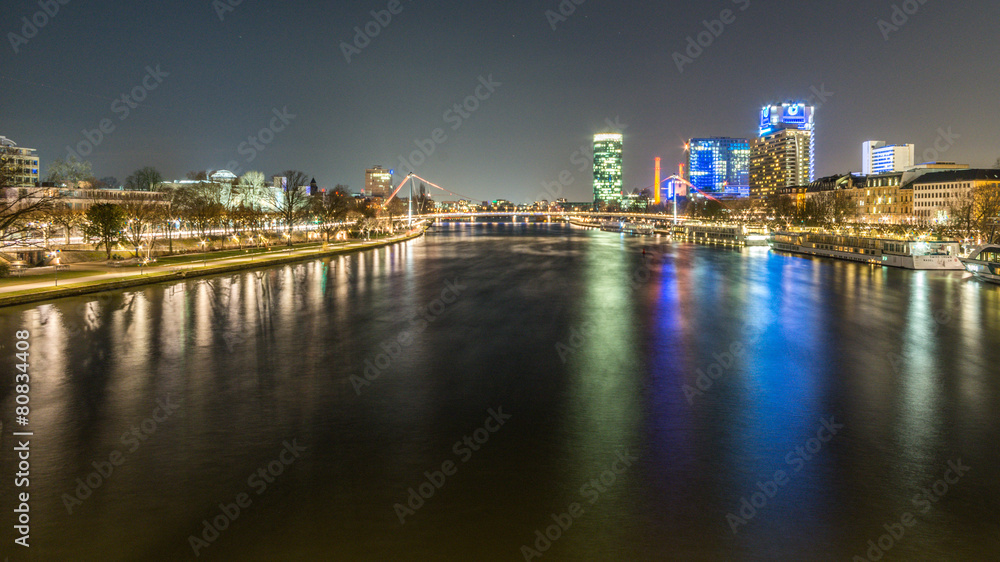Frankfurt am Mein at night time