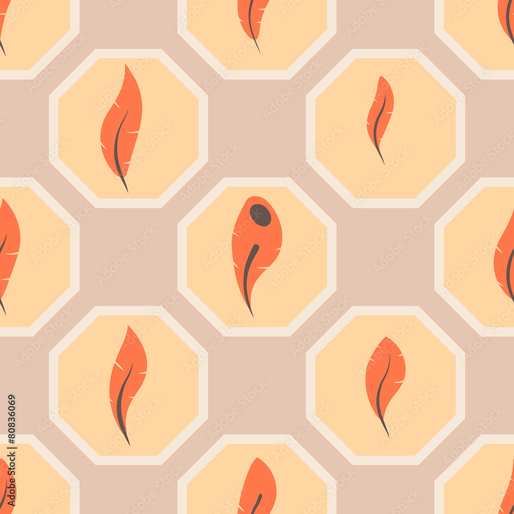 seamless background with feathers seamless background with feathers