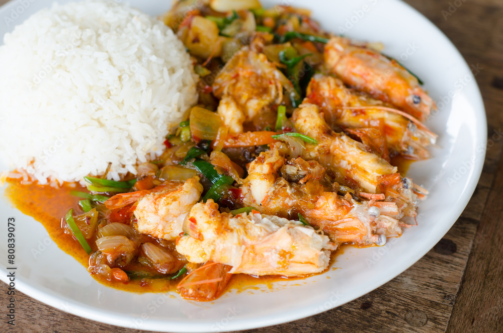 Stir Fried Prawn with Roasted Chili Paste Stir Fried Prawn with Roasted Chili Paste