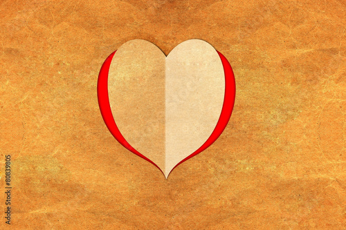 Valentines  paper hearts.