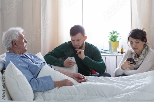 Fotografia Terminally ill dad
