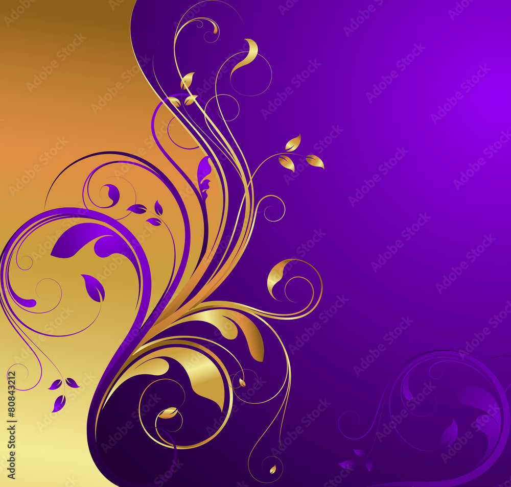 Swirl Floral Holiday Background Swirl Floral Holiday Background