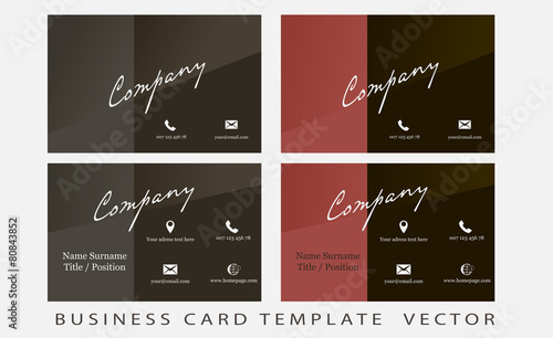 Visitenkarte Vorlage