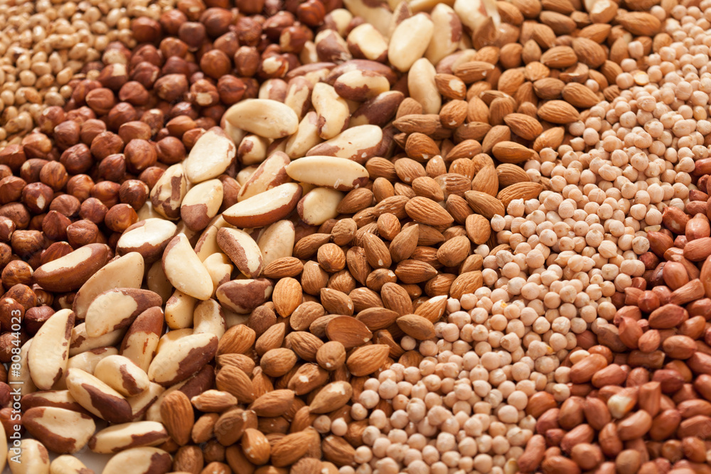 Naklejka premium Dry fuits background