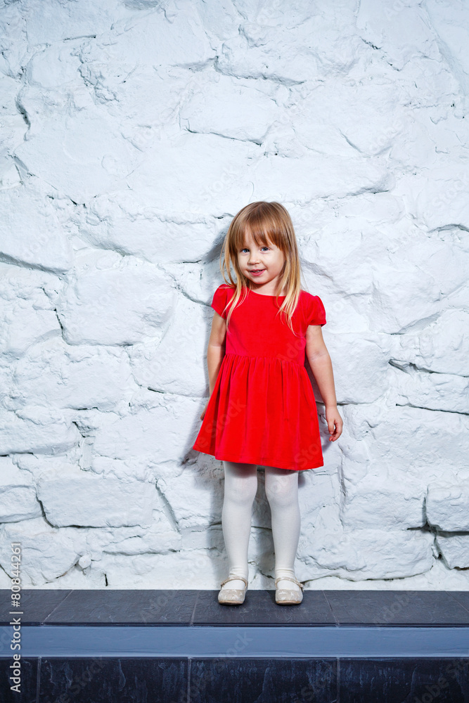 Portrait of a lovely little girl