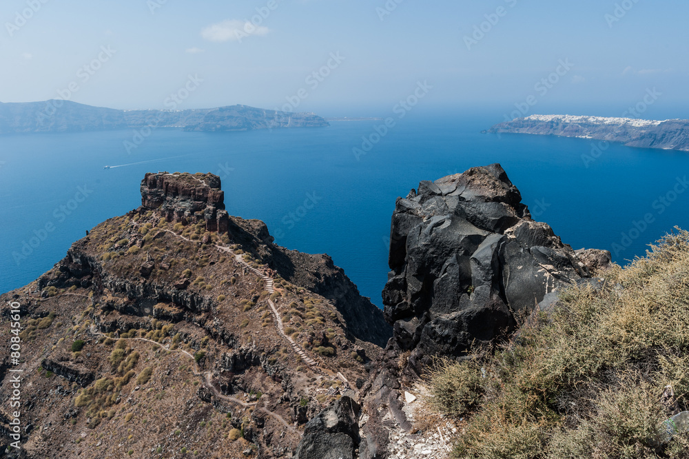 Santorini, vista sulla caldera