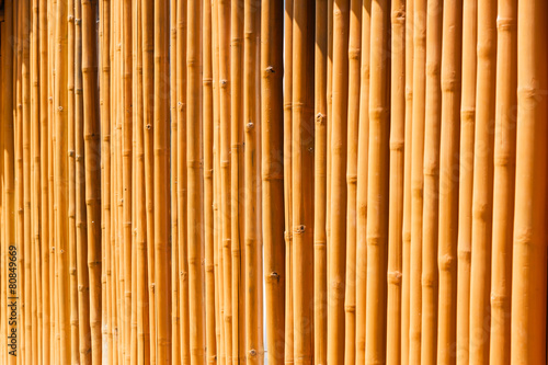 bamboo wall