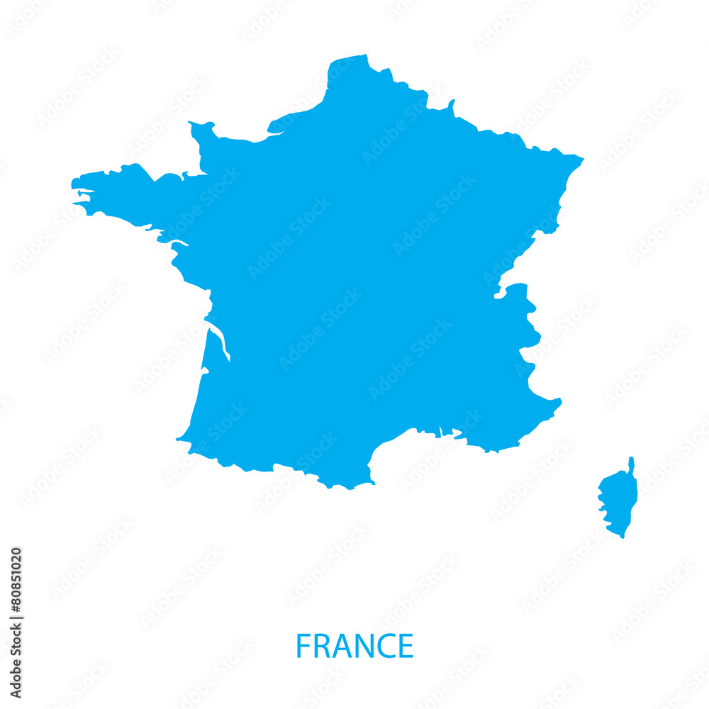 Fototapeta premium France Map