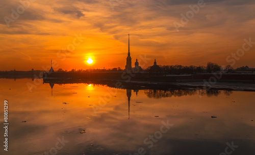 Закат над Невой