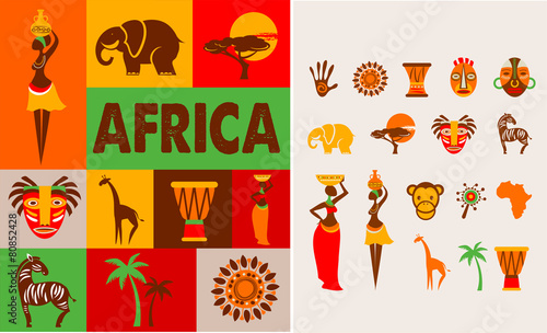 Africa - poster and background