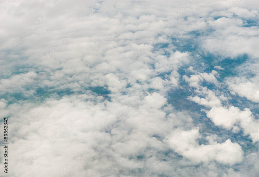 Cloudscape. Blue sky and white cloud Cloudscape. Blue sky and white cloud