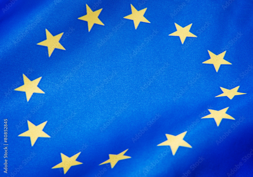 Flag of EU. Flag of EU.