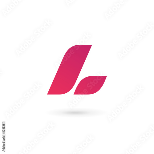 Letter L logo icon design template elements