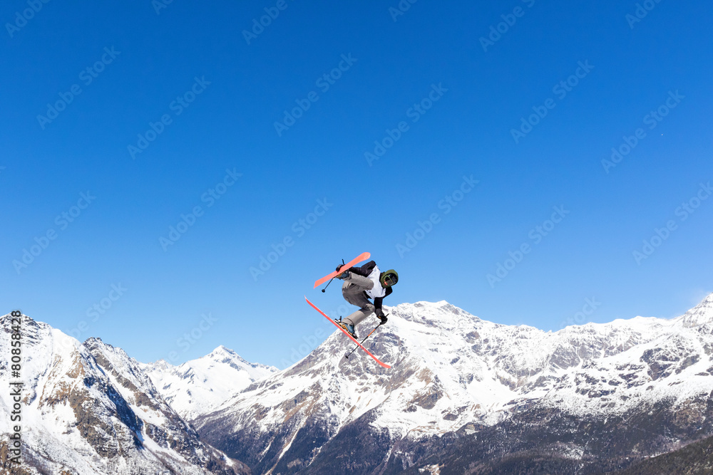 jump in the Alps jump in the Alps