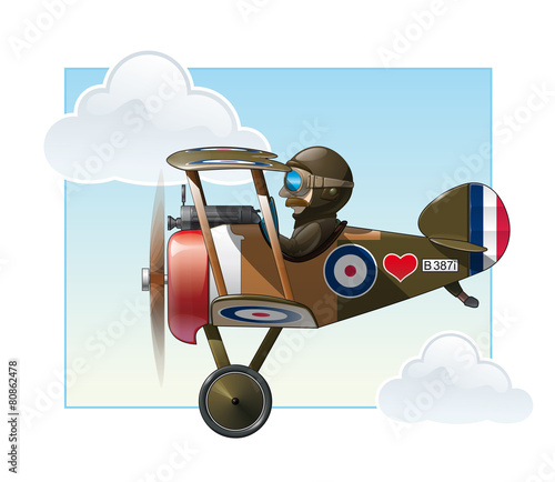 WW1 Aeroplane Toys - Vickers