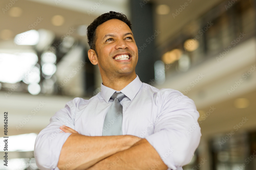 mature businessman looking up mature businessman looking up