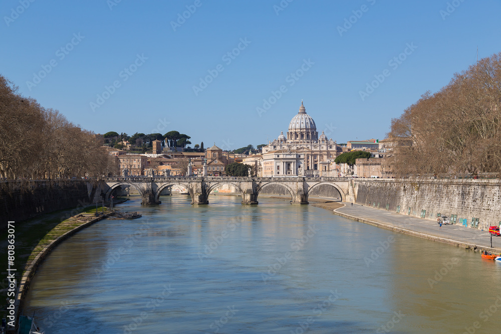 Ponte Sant'Angelo and the Vatican