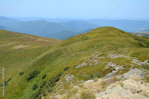 Mountains in Poland (Bieszczady)