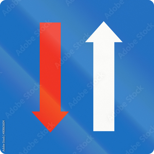 Free Download Austrian information sign 7a - priority over oncoming traffic - GFXLoad