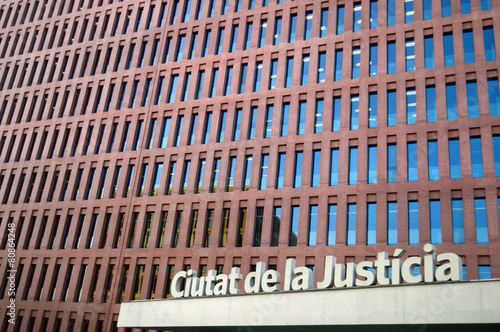 Photography Ciutat de la Justícia, courthouse in Barcelona