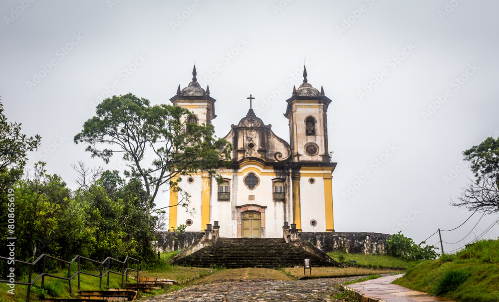 Sao Francisco De Paula Church ,Ouro preto in brazil