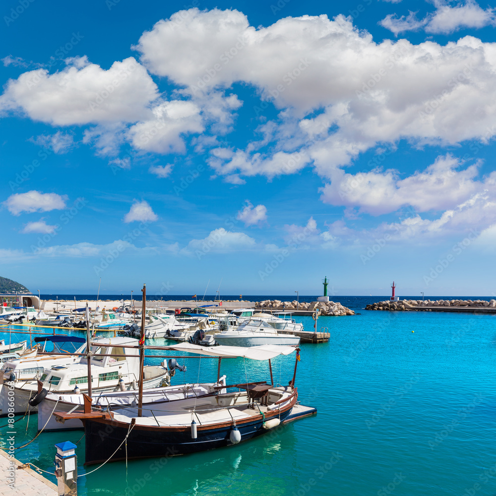 Majorca Cala Bona marina Son Servera Mallorca